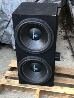 15 INCH Nemesis Audio SUBWOOFER BOX