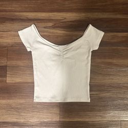 Off Shoulder Crop Top