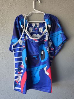 Stitch Print Two-Piece pjs