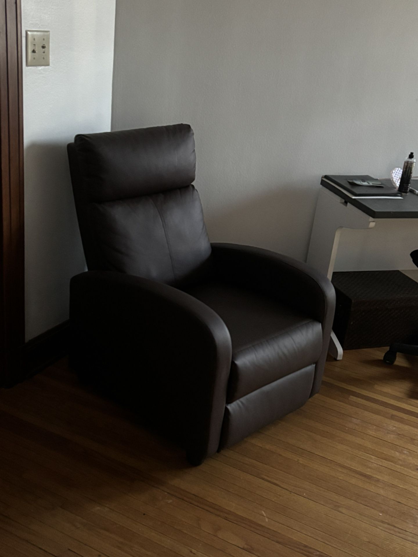 Chocolate Brown Recliner Chair