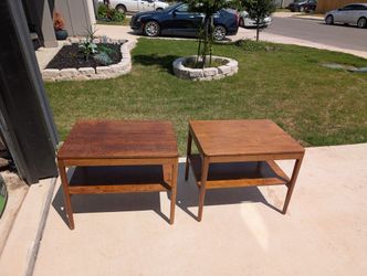 Drexel MCM 1960s Modern End or Night Tables Pr