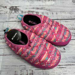 Columbia Omni Heat Lazy Bend Camper Shoes Slippers Insulated Girls Youth Size 1