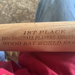 Unusual wooden bat