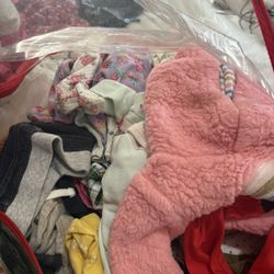 Large Bag Of Baby girl Clothes 