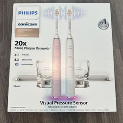 BRAND NEW Unopened Philips Sonicare DiamondClean Smart Rechargeable Toothbrush, 2-pack 