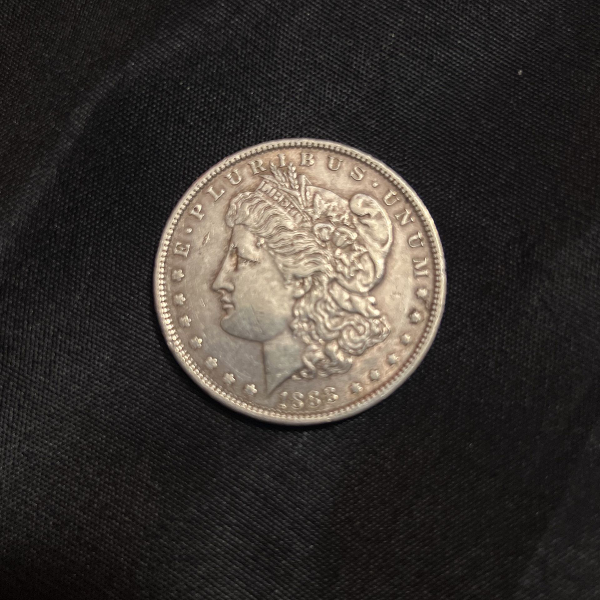 1988 silver Morgan dollar