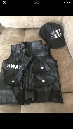 Toddler boy 2t-4t swat jacket with hat