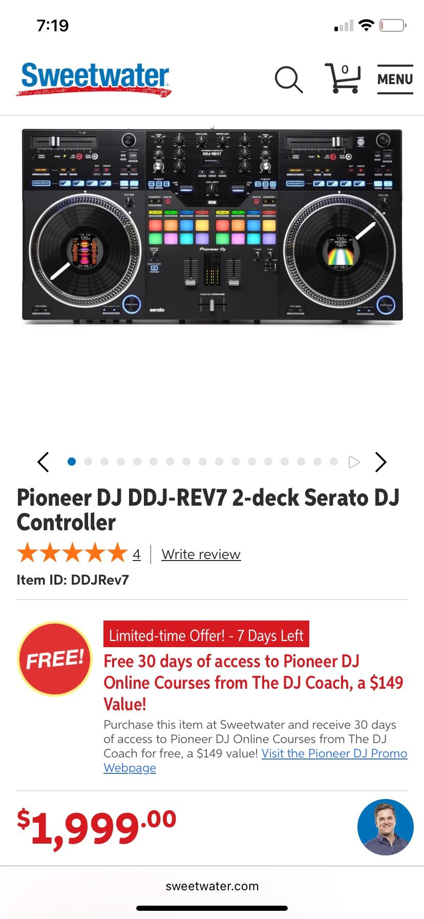 Pioneer Dj ddj-rev7