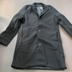 men's coat. Size L (Black)