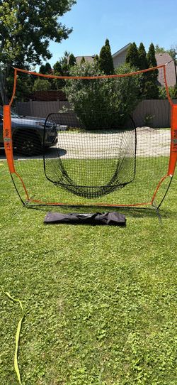 Bownet 7ft x 7ft Practice Net for Baseball & Softball Training