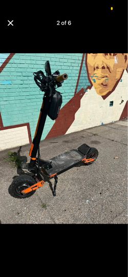 Fast electric scooter