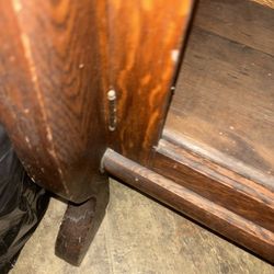 Large Solid Wood Antique Hutch MAKE OFFEE