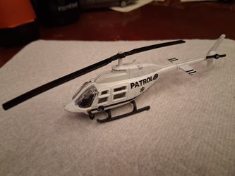 Mint Condition Diecast Patrol Helicopter