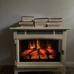 Duraflame 3D Cream Infrared Electric Fireplace