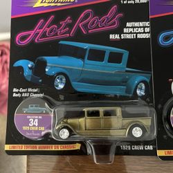 Johnny Lightning Hot Rods 1929 Crew Cab Collector No. 34