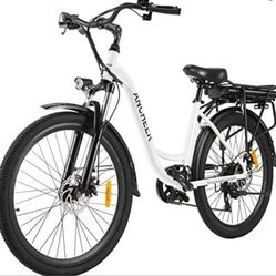 Womens Electric Bicycle With Toddler Trailer