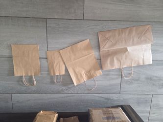 KraftBrown Paper Bages with Handles