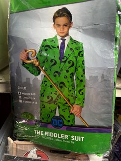 The riddler - kid size medium new