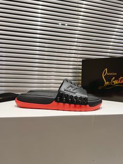 Christian Louboutin Men’s Slides With Box 2026 New