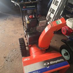 Simplicity Snowblower