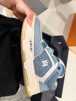 Amiri MA-1 Crystal Sneakers Blue