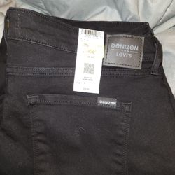 New Black Denizen Feom Levi's Jeans Sz 18M 34x30