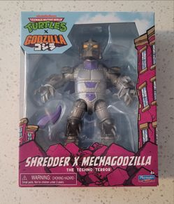 Playmates Toys TMNT x Godzilla Shredder Mechagodzilla Action Figure
