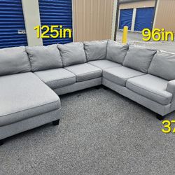FREE DELIVERY Couch Sofa Chaise Sectional 4 PC Grey