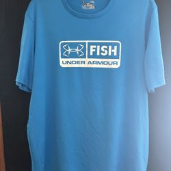 UA Fish Tech Tee Electric Blue / Large