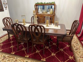✨ Ashley Formal Dining Set - Table + 6 Chairs - Must Sell Before Move! ✨