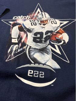 Vintage Y2K, Dallas Cowboys, Emmy Smith, T-shirt, front and back graphic
