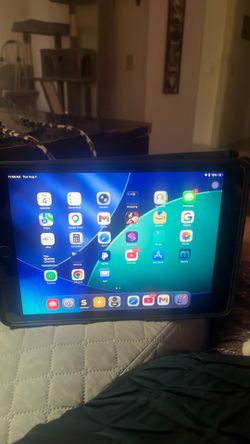iPad (9th generation) (with hard flip case and glass screen protector)