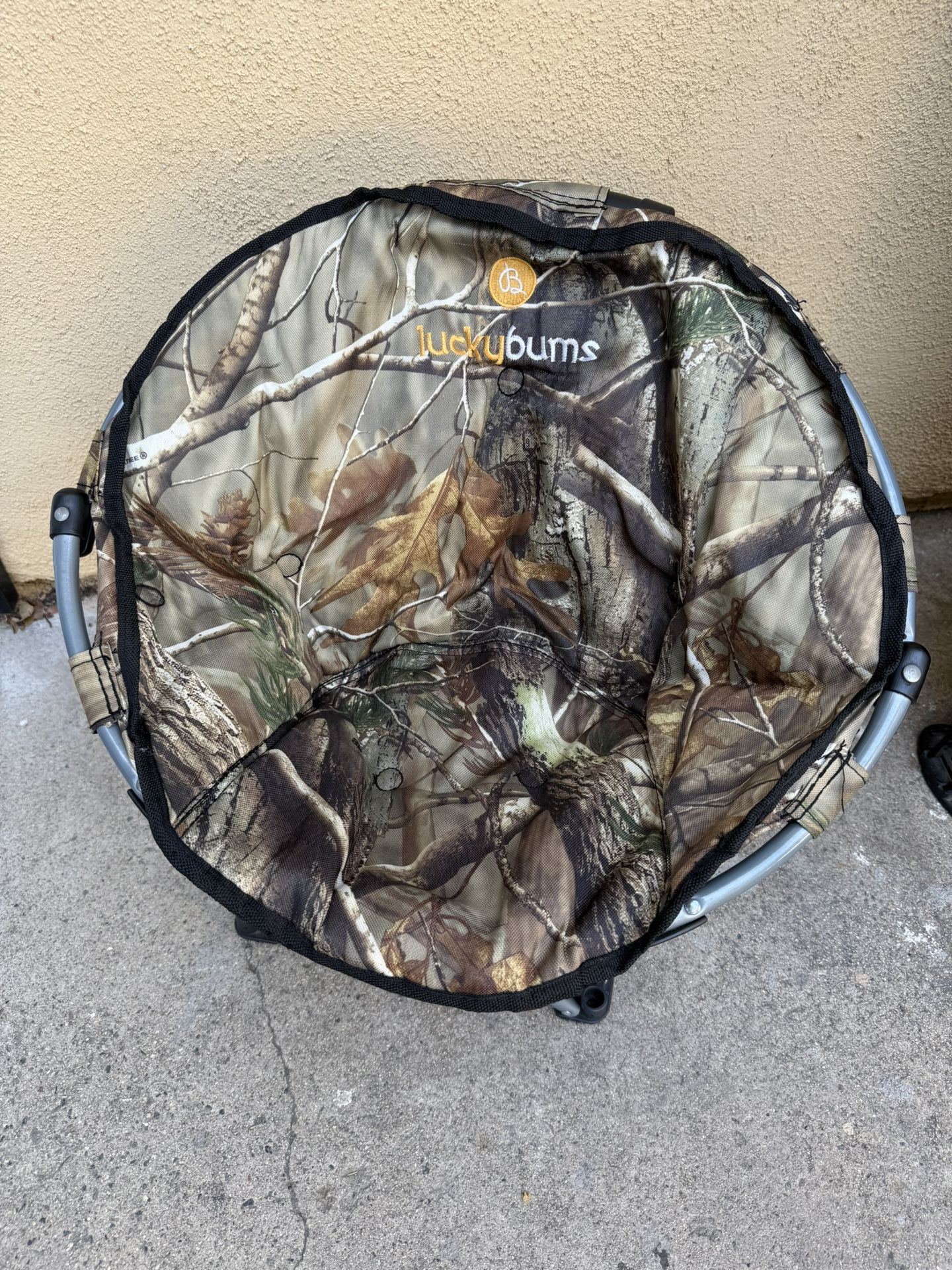 Lucky Bums Kids Moon Camping Chair, Camo