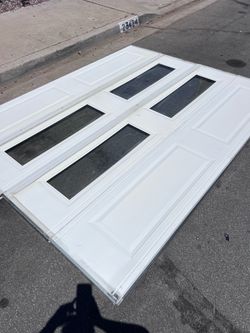 Used 9x7 garage door