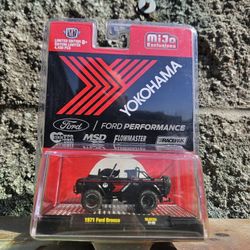  M2 MACHINES 1:64 1971 Ford Bronco Off Road 4×4 Yokohama Racing 31500MJS35 CHASE