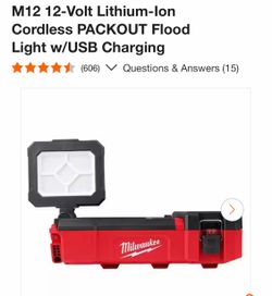 Milwaukee M12 PACKOUT Cordless Flood Light