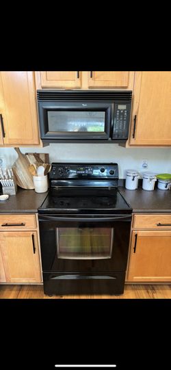 Whirlpool Microwave and Stove