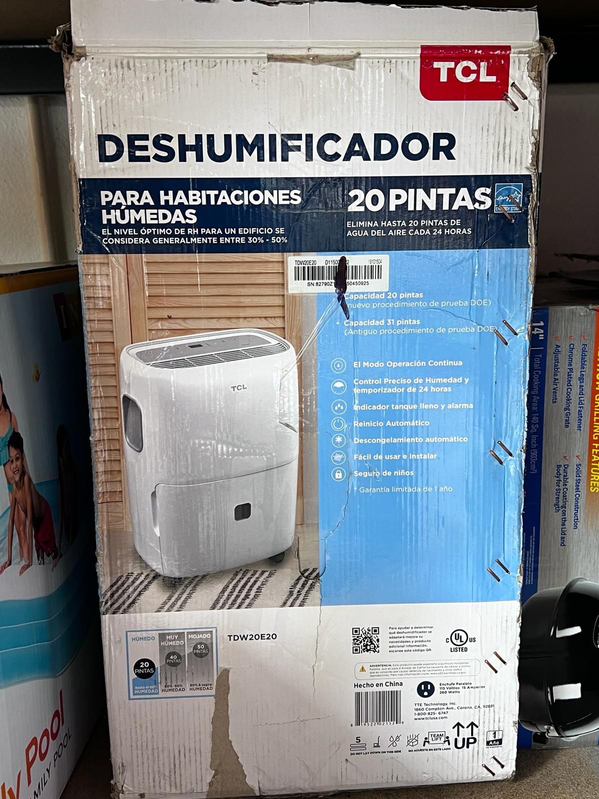 Dehumidifier,20 Pint