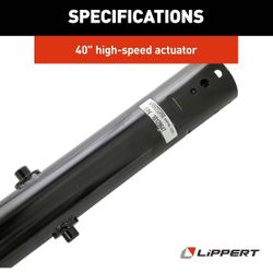 Lippert 145595 40" Venture RV Slide-Out Acuator