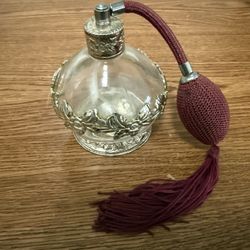 Glass Perfume Bottle W/Spritzer
