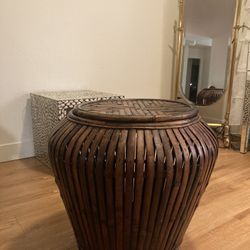 Wooden Storage Basket