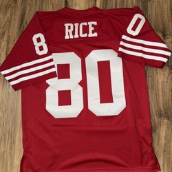 New Men’s Size Large San Francisco 49ers Jerry Rice Mitchell & Ness Jersey