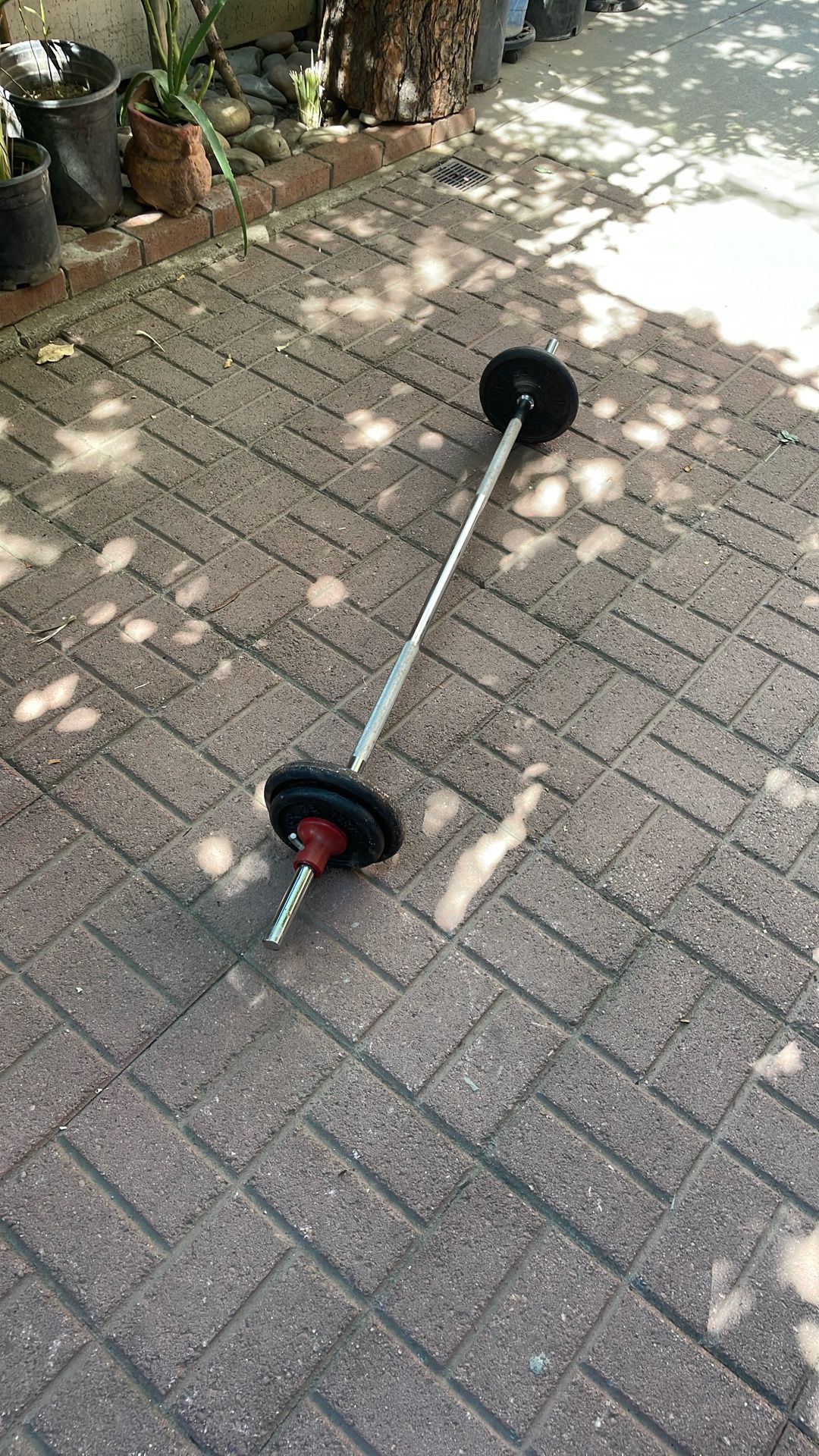 Rack And 2 10Lb Weights And 2 5Lb Weights