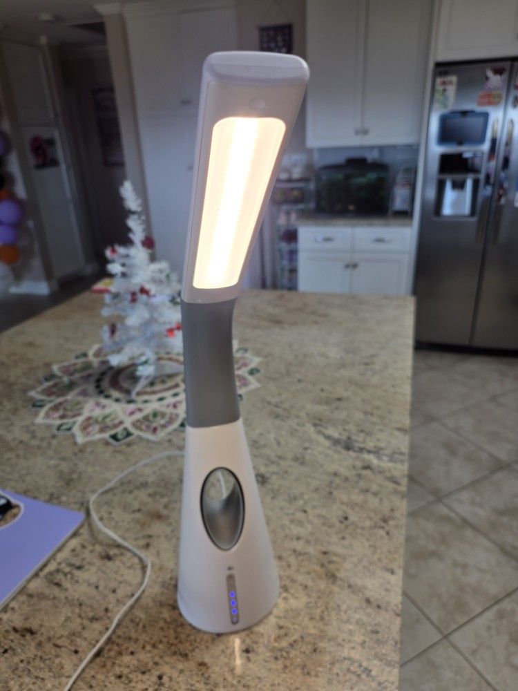 UltraBrite LED Desk Lamp with Bladeless Fan