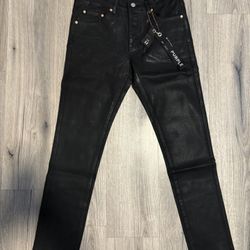 All Black Purple Jeans Black Tag Size 32