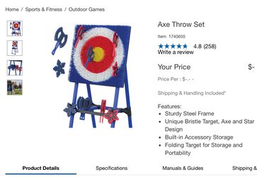 axe throw set