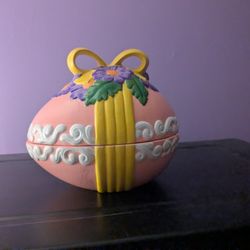 Vintage Easter Egg Candy Dish 