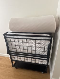 Twin Size Folding Bed with Mattress