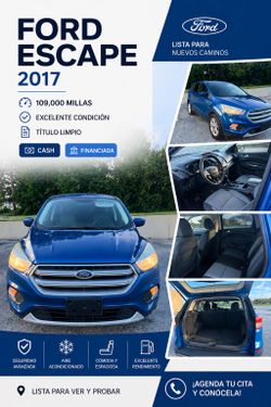 Ford escape 2017 / 109 k millas
