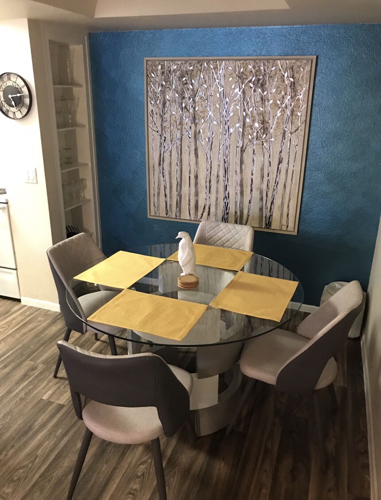 Tempered glass table